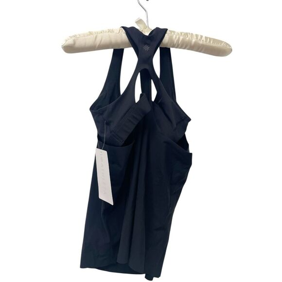 NWT Athleta Black 2-in-1 Ultimate Support Tank Top, built-in sports bra, XS. New - Picture 7 of 10
